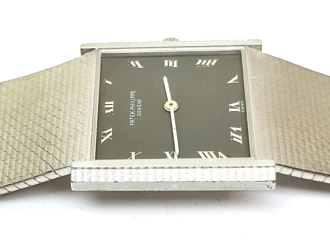 Vintage 18k White Gold PATEK PHILIPPE Winding Watch 3570 1 RARE* EXLNT SERVICED - 7