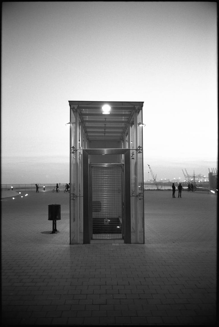 Portal, Marina Port Vell, Barcelona Spain - Silver Gelatin: Title: Portal, Marina Port Vell, Barcelona Spain - Silver Gelatin Description: Title: Portal, Marina Port Vell, Barcelona Spain - Silver Gelatin Photograph - Limited Edition of 10 Artist: Paul Cooklin
