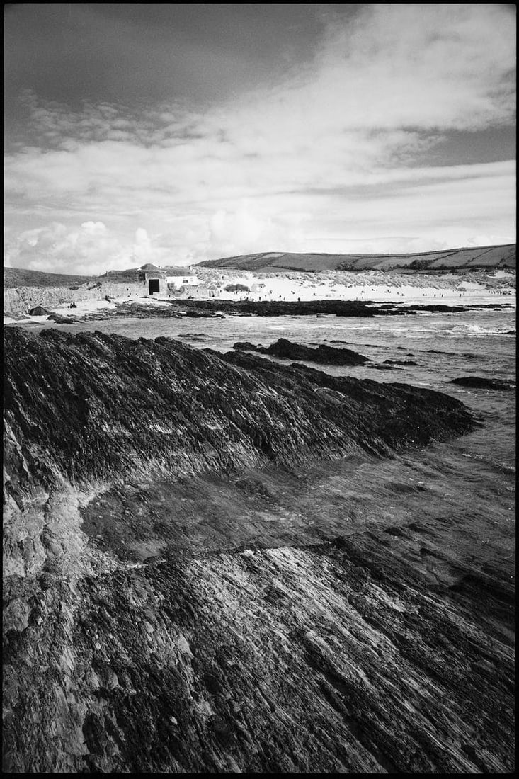 Rocks, Croyde Beach, North Devon - Silver Gelatin (1 of 3)