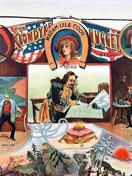 Klondyke Nugget - Madam Lela Cody (1903) 20x30 Irish Theater Poster LB - 3