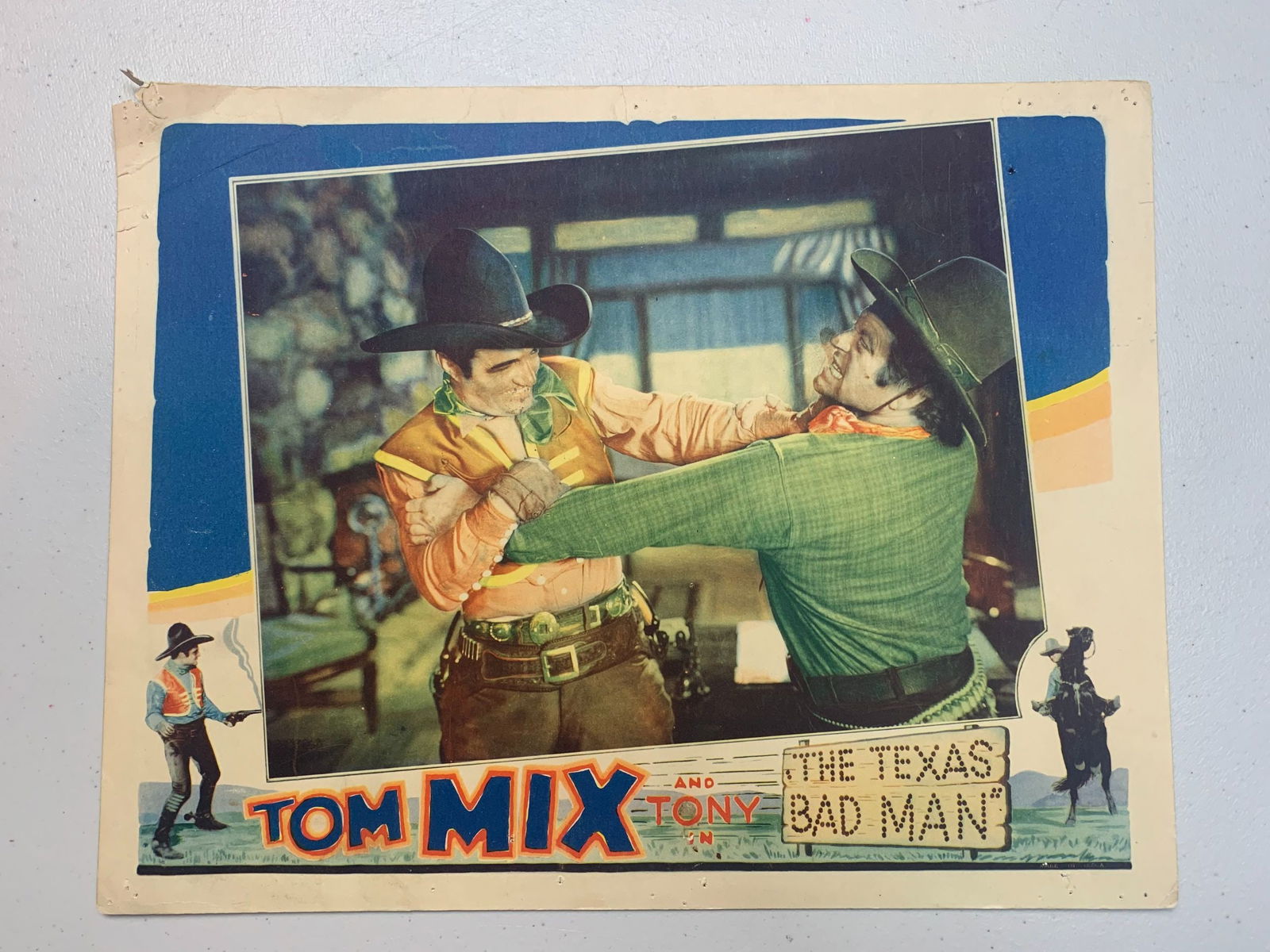 Western Lobby Card Bundle (x8) - Tom Mix & More (1930's) US Movie Posters (1 of 8)