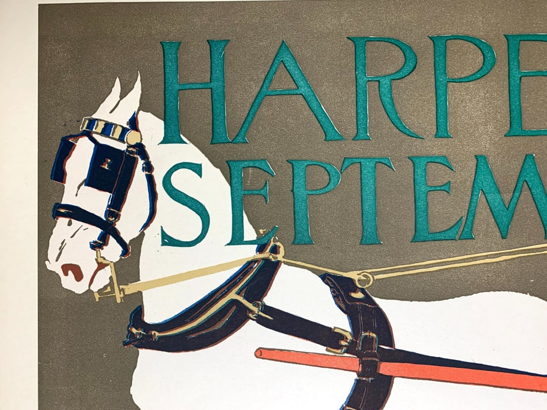 Harper's September - Art By Penfield (1897) US Magazine Cover - 2