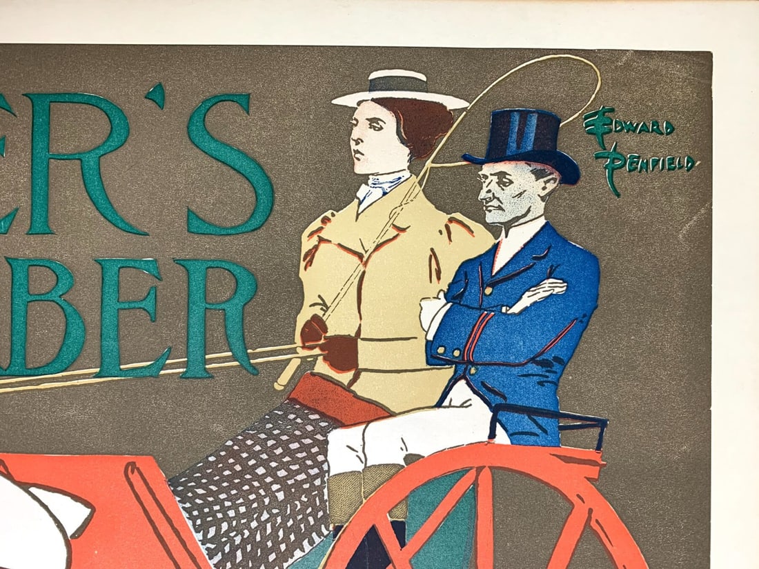 Harper's September - Art By Penfield (1897) US Magazine Cover - 3