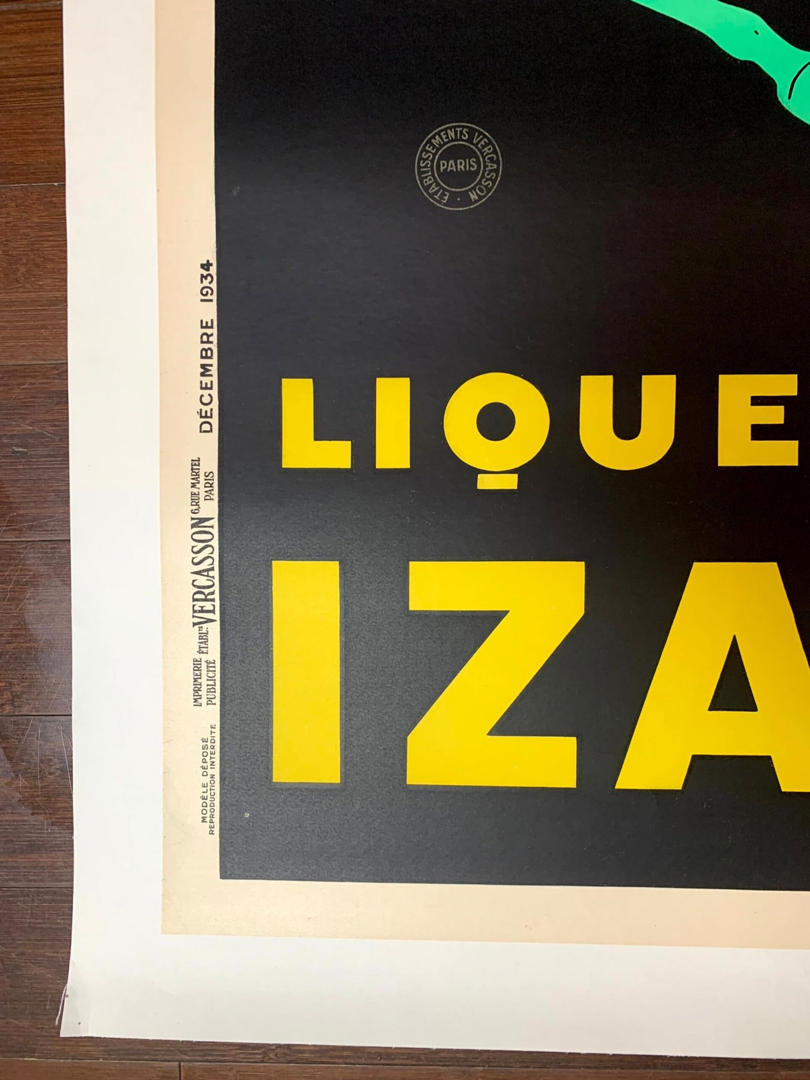 Liqueur Izarra - Art By Zulla (1934) 31.5x47.2 French Advertising Poster LB - 5