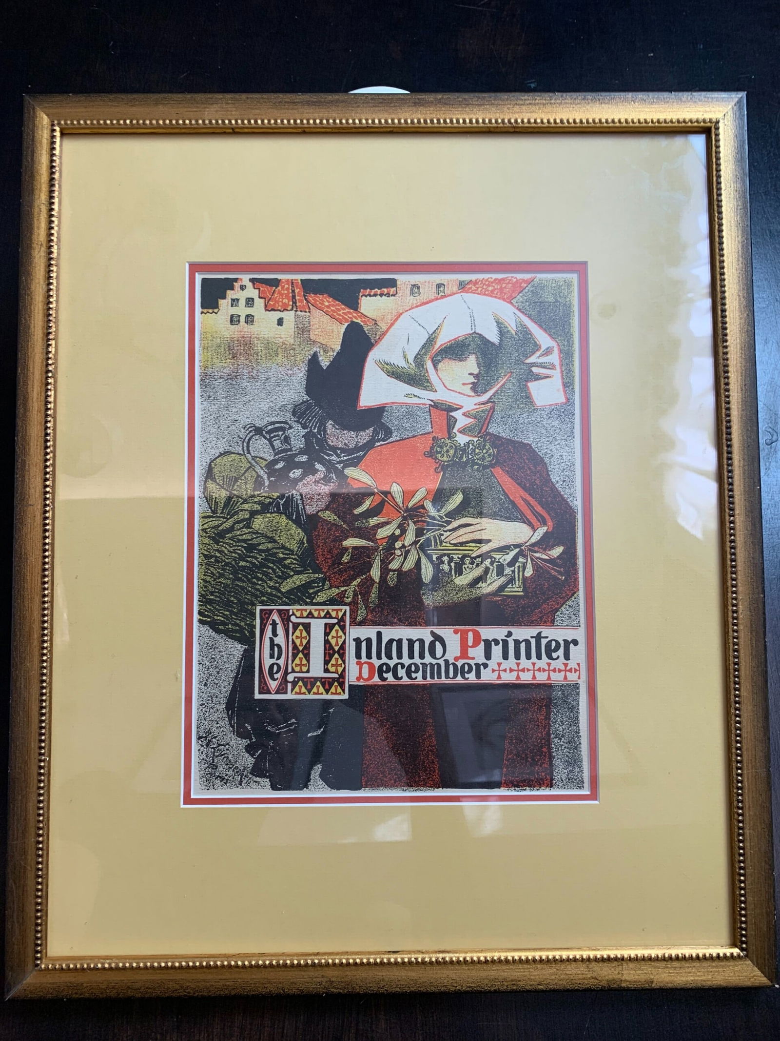 Inland Printer - Art by Leyendecker (1897) US Framed Magazine Cover (1 of 5)
