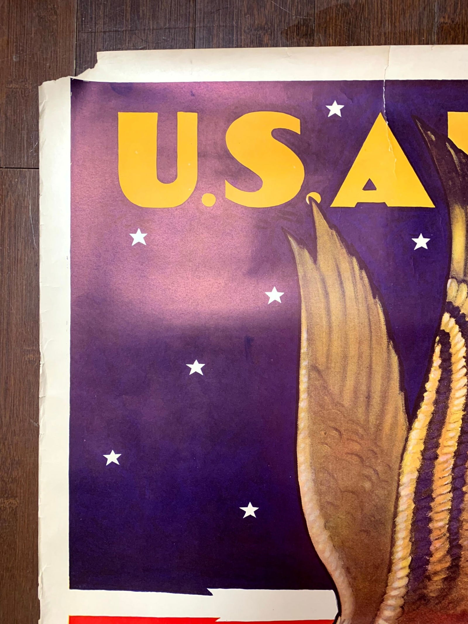 U.S. Army At Home Abroad - Art By Tom Woodburn (1940's) 25x38 US WWII Poster - 2