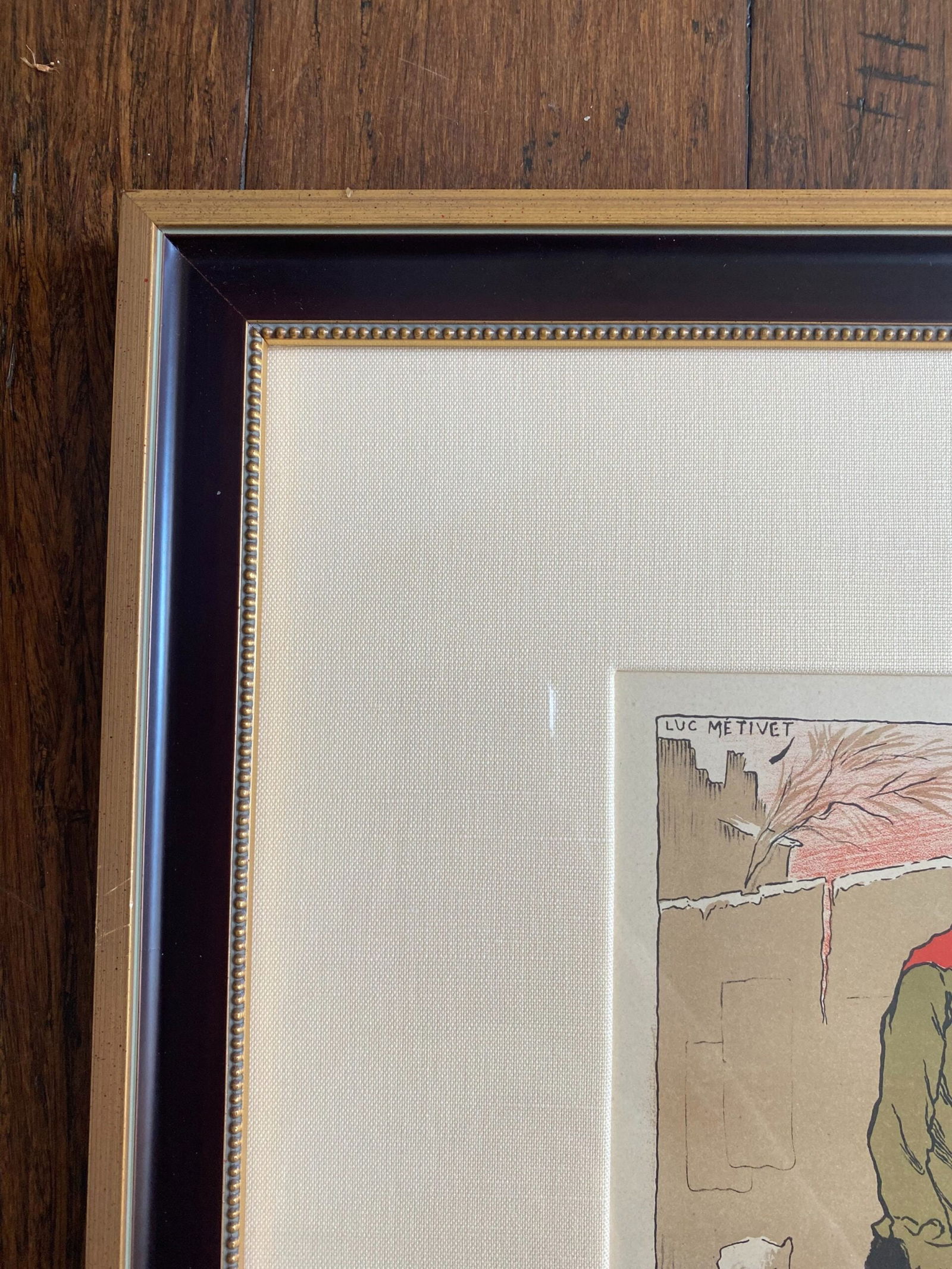 Ambassadeurs - Art By Lucien-Francois (1898) 8x12.25 French Poster - Framed - 5