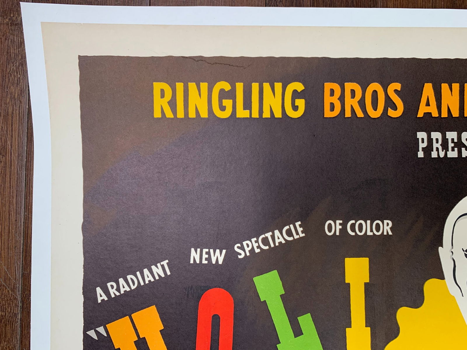 Ringling Bros. - Holidays - Art By Norman Bel Geddes (1942) 19.25x28 US Circus Poster LB - 3