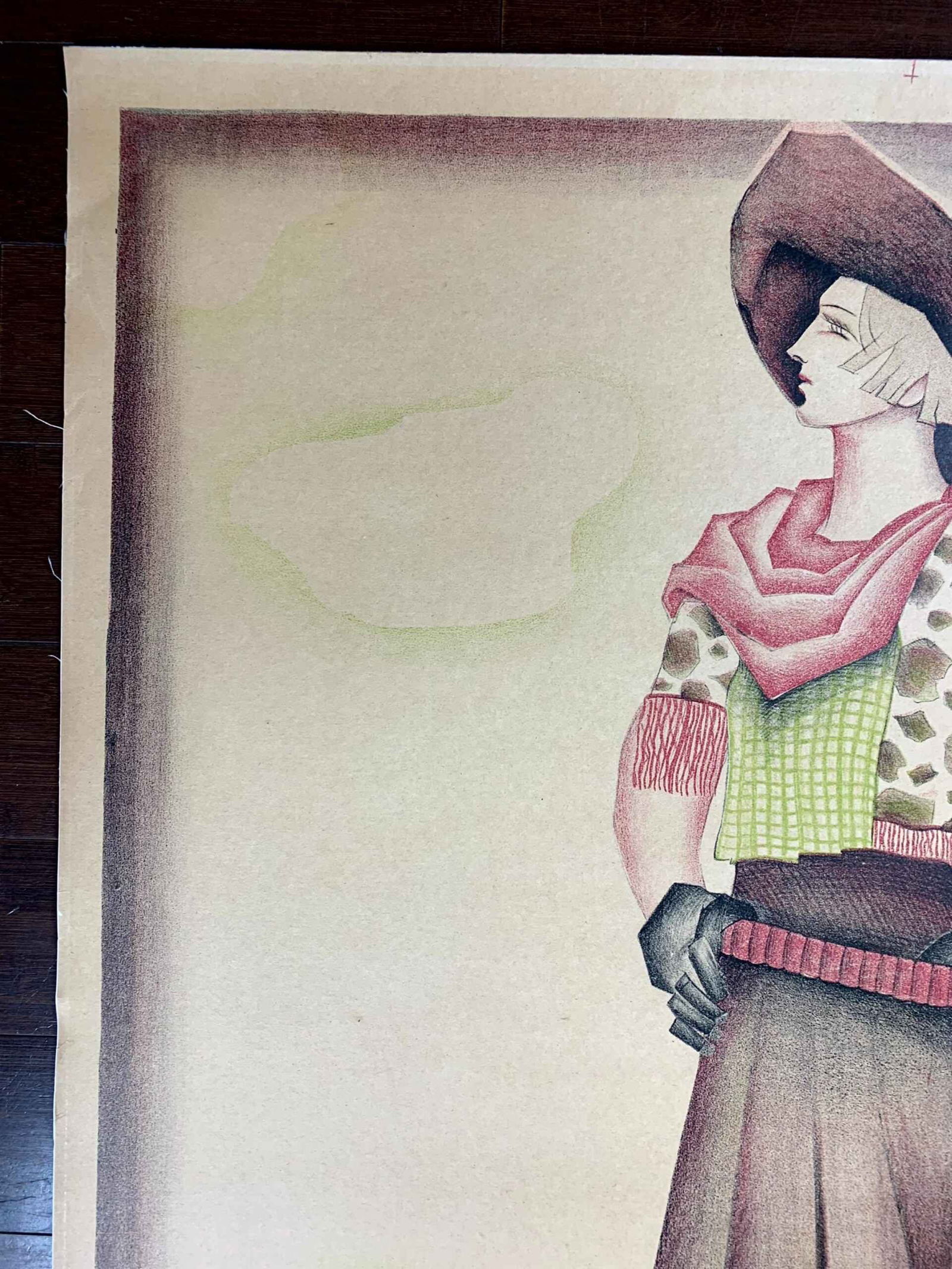 Betsy - Art By Pascal Bastia (1927) 31.25x47.25 French Theater Poster LB - 3