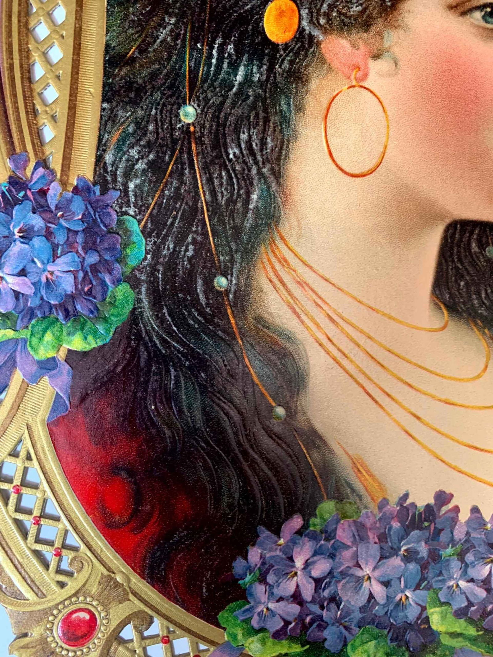 Savon Du Congo (1900's) 14.5x19.3 French Die-Cut Art - 3