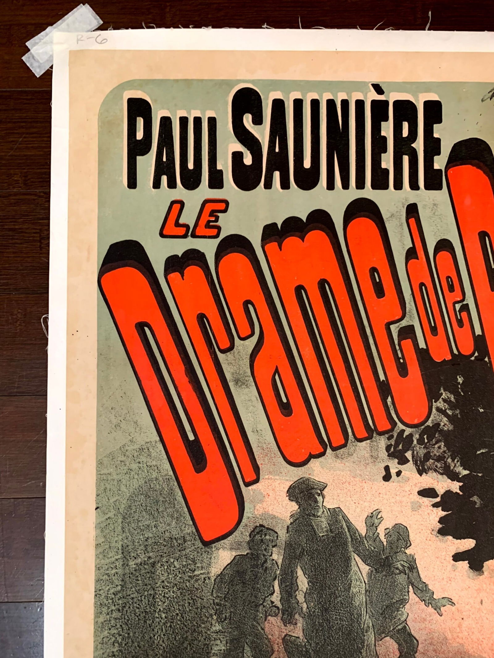 Drame De Pontcharra - Art By Cheret (1885) 33x47.6 French Theater Poster LB - 4