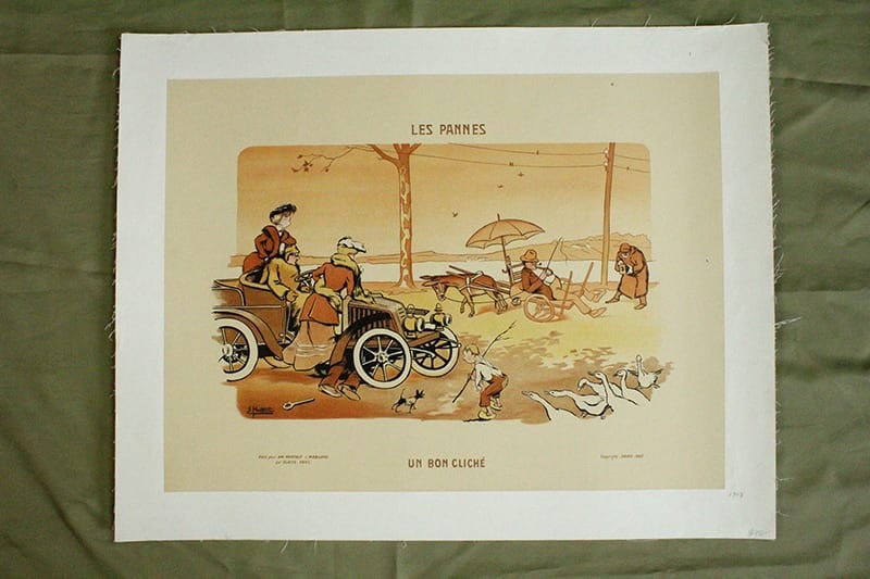 Les Pannes Un Bon Cliche - Art By Ernest Montaut (1903) 18x24 French Advertising Poster LB (1 of 1)