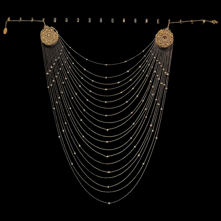 Antique Victorian Etruscan Revival 20k Gold Seed Pearl Mulit Strand Necklace-Spectacular: Title: Antique Victorian Etruscan Revival 20k Gold Seed Pearl Mulit Strand Necklace-Spectacular Description: Antique Victorian Etruscan Revival 20k Gold Seed Pearl Mulit Strand Necklace-Spectacular