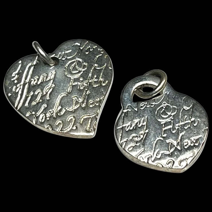 Estate Sterling Silver Dogtag Charms (1 of 7)