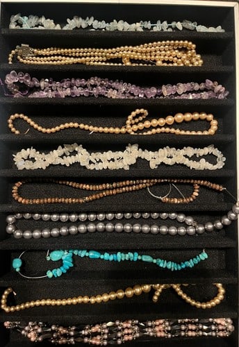 Vintage Strands and Mixed Stones for Jewelry Making/ Craft (1 of 1)