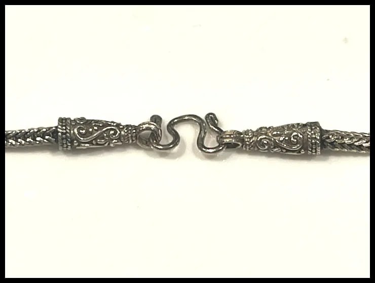 Vintage Sterling Silver Double Sided Marcasite Big Puffy Baltic Amber Heart Pendant/Necklace - 7