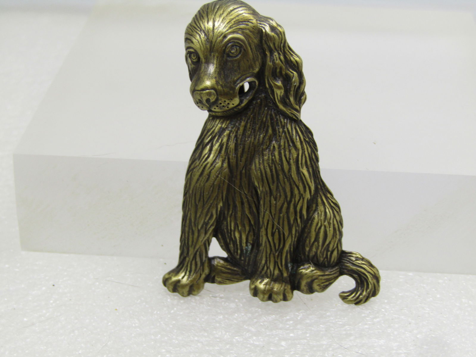 Vintage Retriever Dog Brooch, Signed J.J, 1970's-1980's - 6