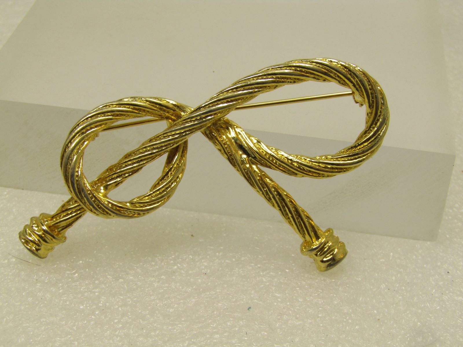 Vintage Looped Bow Brooch, 1980's (1 of 5)