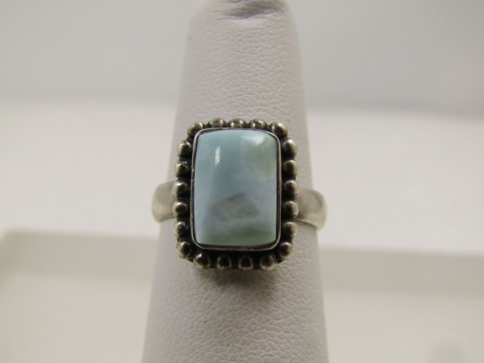 Vintage Sterling Lariamr Ring, Sz. 5, Southwestern , 1980's-1990's (1 of 7)