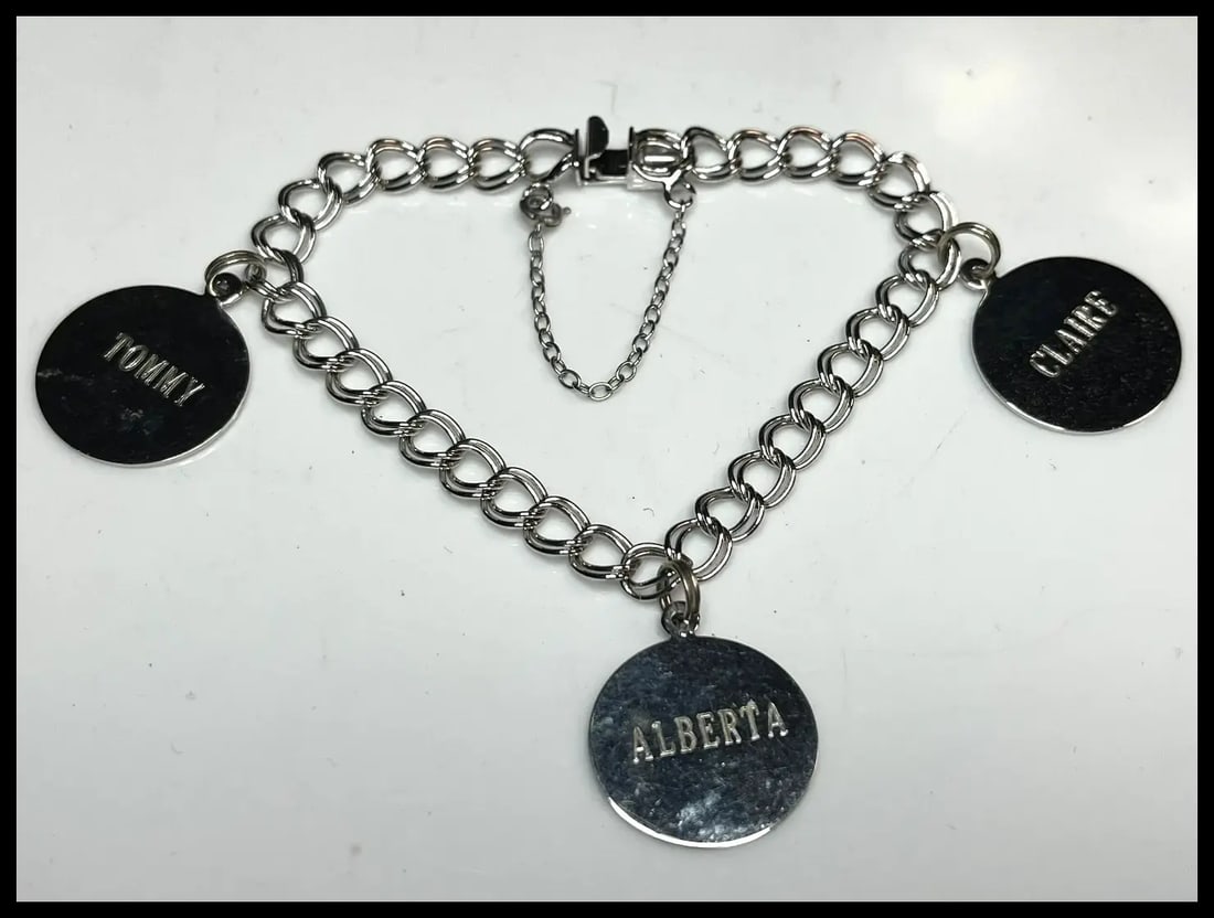 Vintage Sterling Silver Customize Charm Bracelet - 2