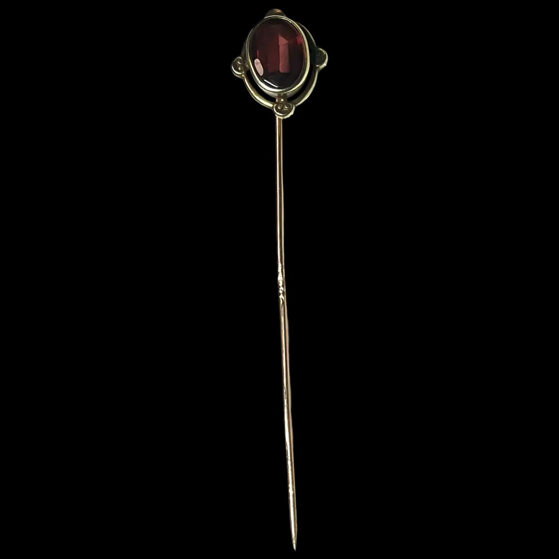 Vintage 14k Gold Garnet Stickpin (1 of 5)
