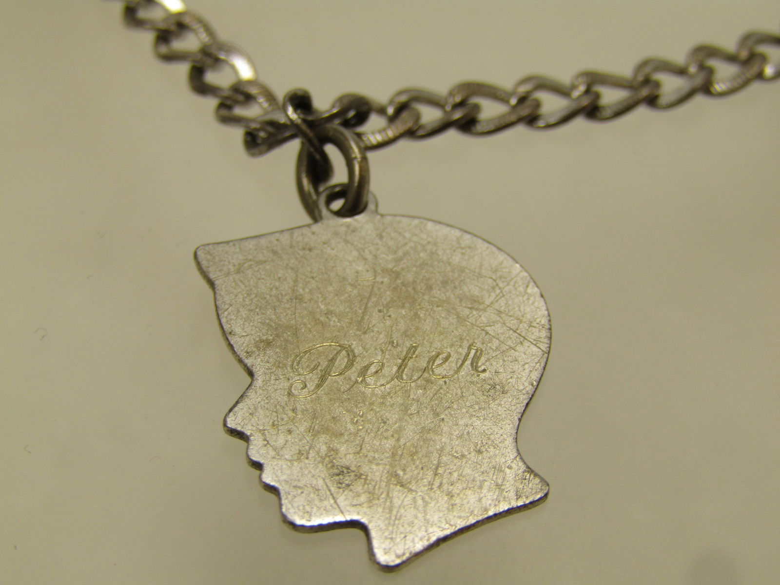 Vintage Sterling Charm Bracelet, 3 Charms, 7", 1950's-1960's - 4