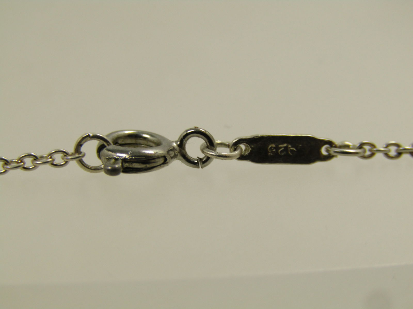 Vintage Silver Tone Star Fish Necklace, 16", 1980's-1990's - 6