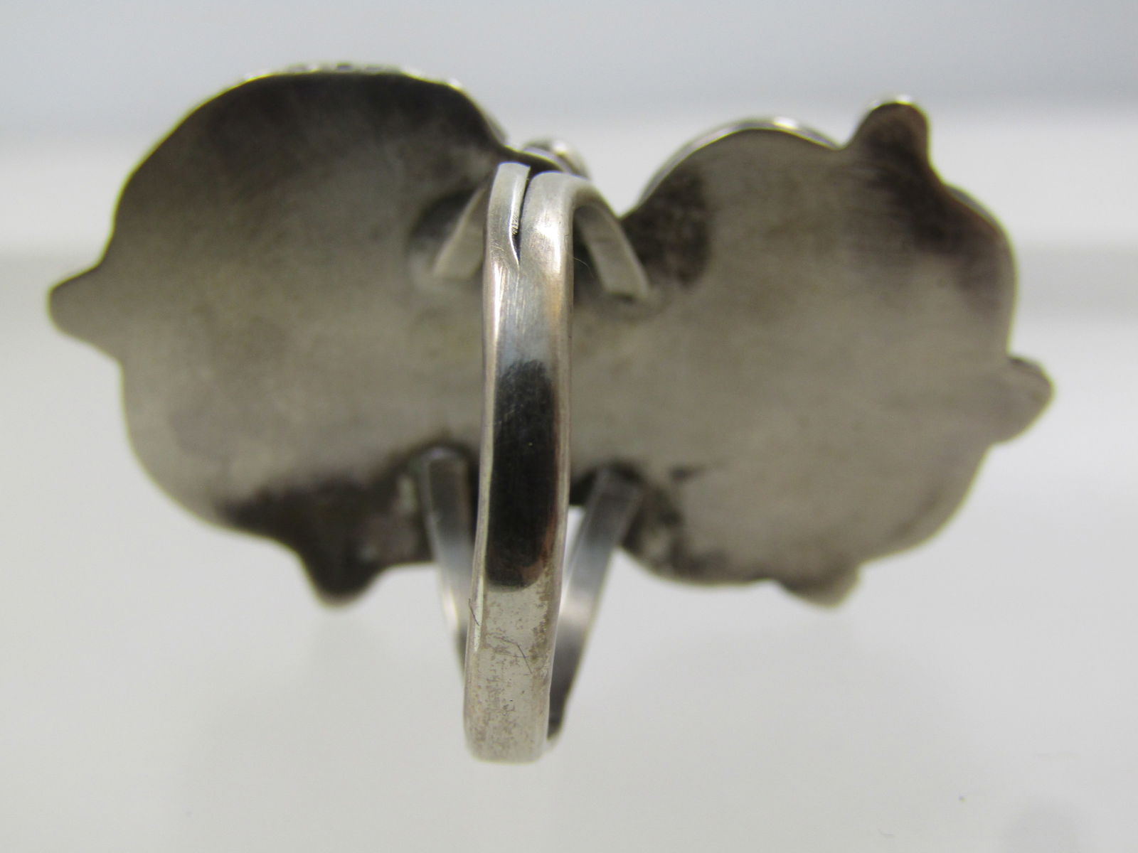 Vintage Sterling Southwestern Turquoise Ring, Sz. 8.5, Unisex, 1980's-1990's - 5