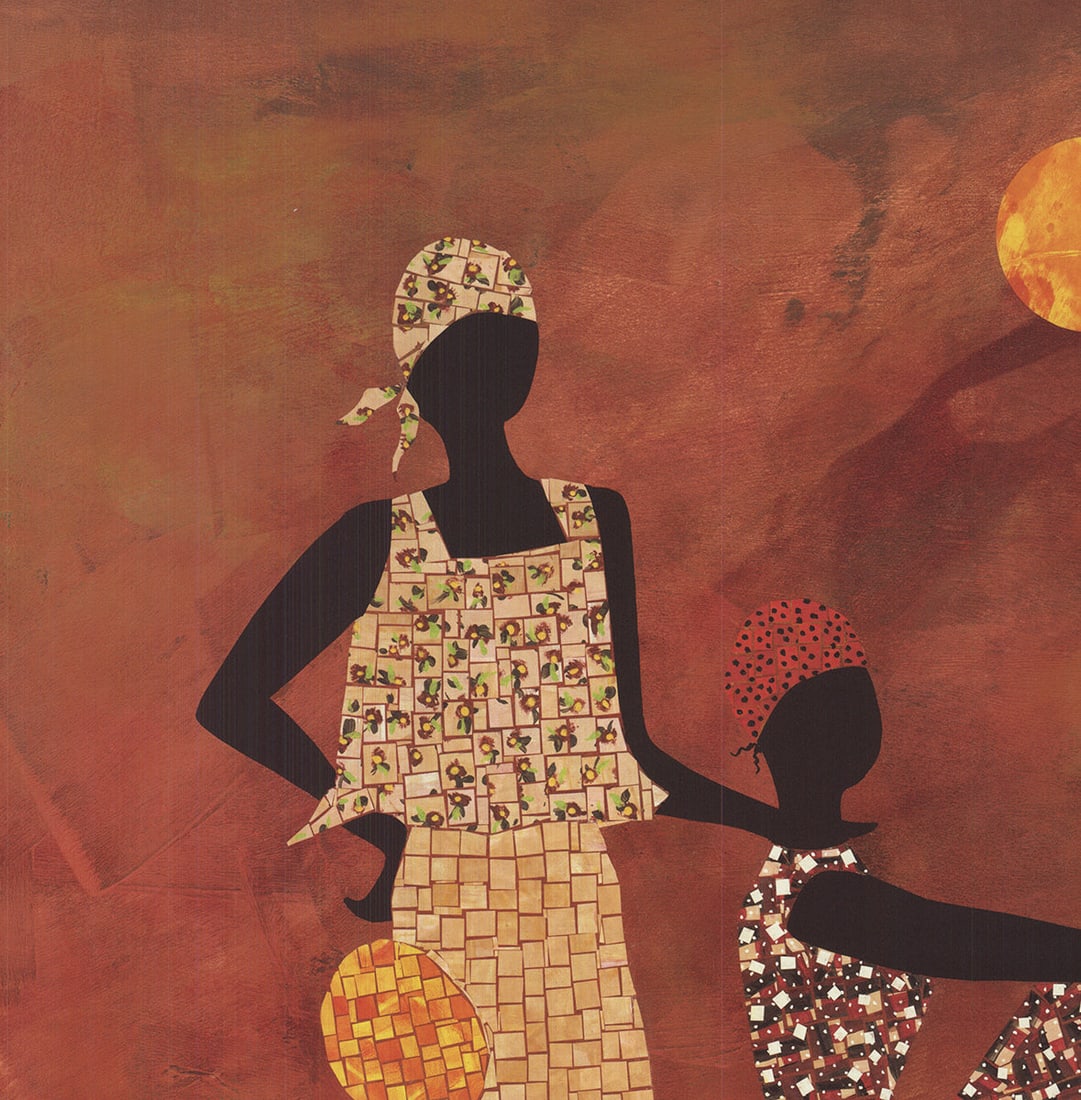 Charleen Martin - A Day at the Market - 2002 Offset Lithograph 23.75" x 23.75" - 3