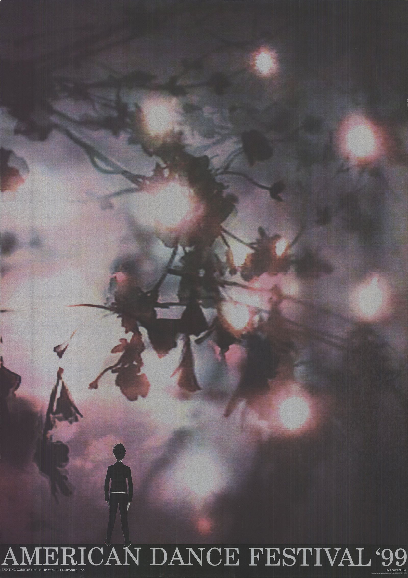 Ena Swansea - American Dance Festival 1999 - 1999 Serigraph 42.5" x 30": Title: Ena Swansea - American Dance Festival 1999 - 1999 Serigraph 42.5" x 30" Artist: Ena Swansea Description: "American Dance Festival 1999" by Ena Swansea, 1999 Unsigned Serigraph. Paper size is 42