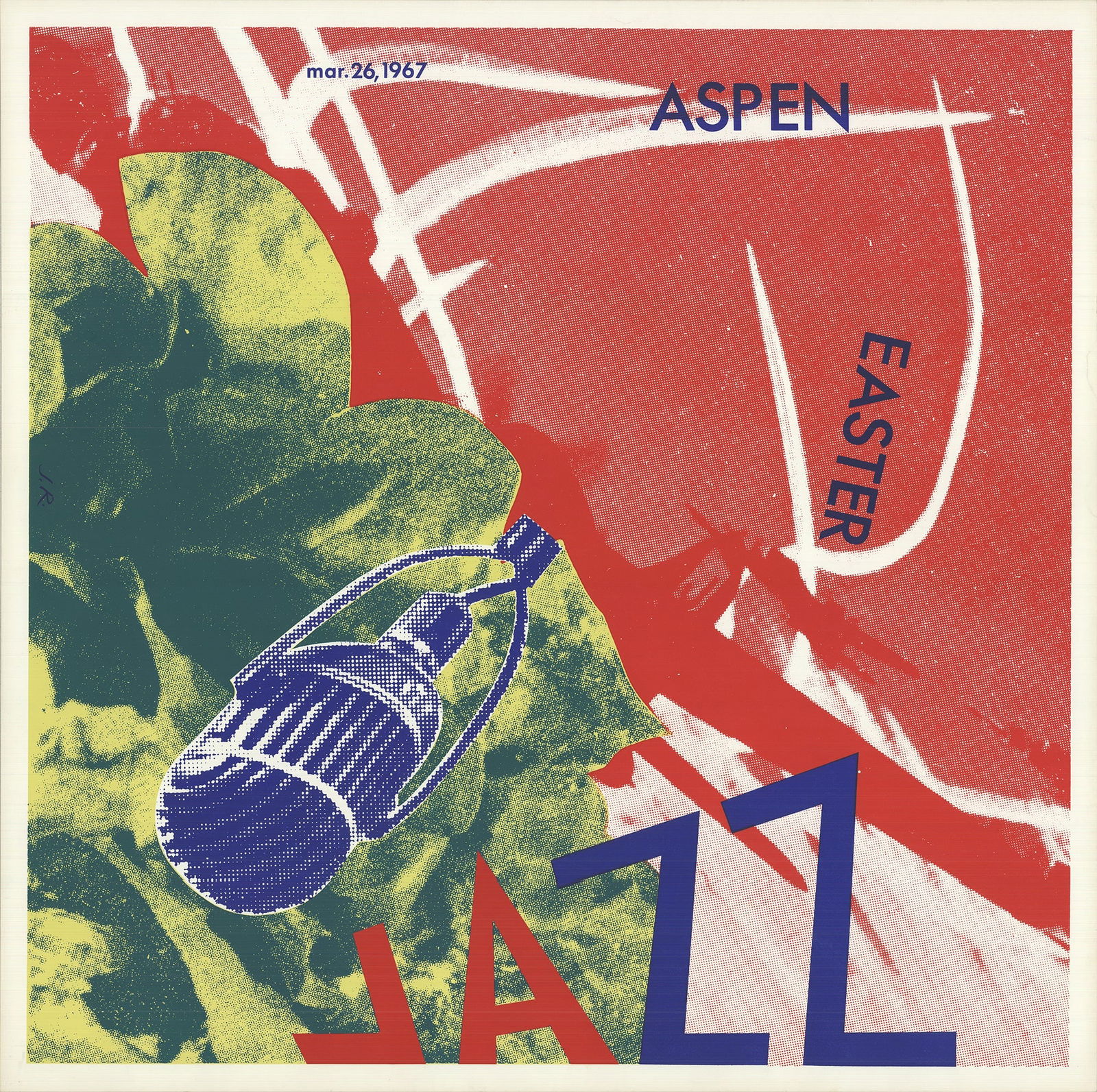 James Rosenquist - Aspen Jazz - 1967 Lithograph 26" x 26" (1 of 1)