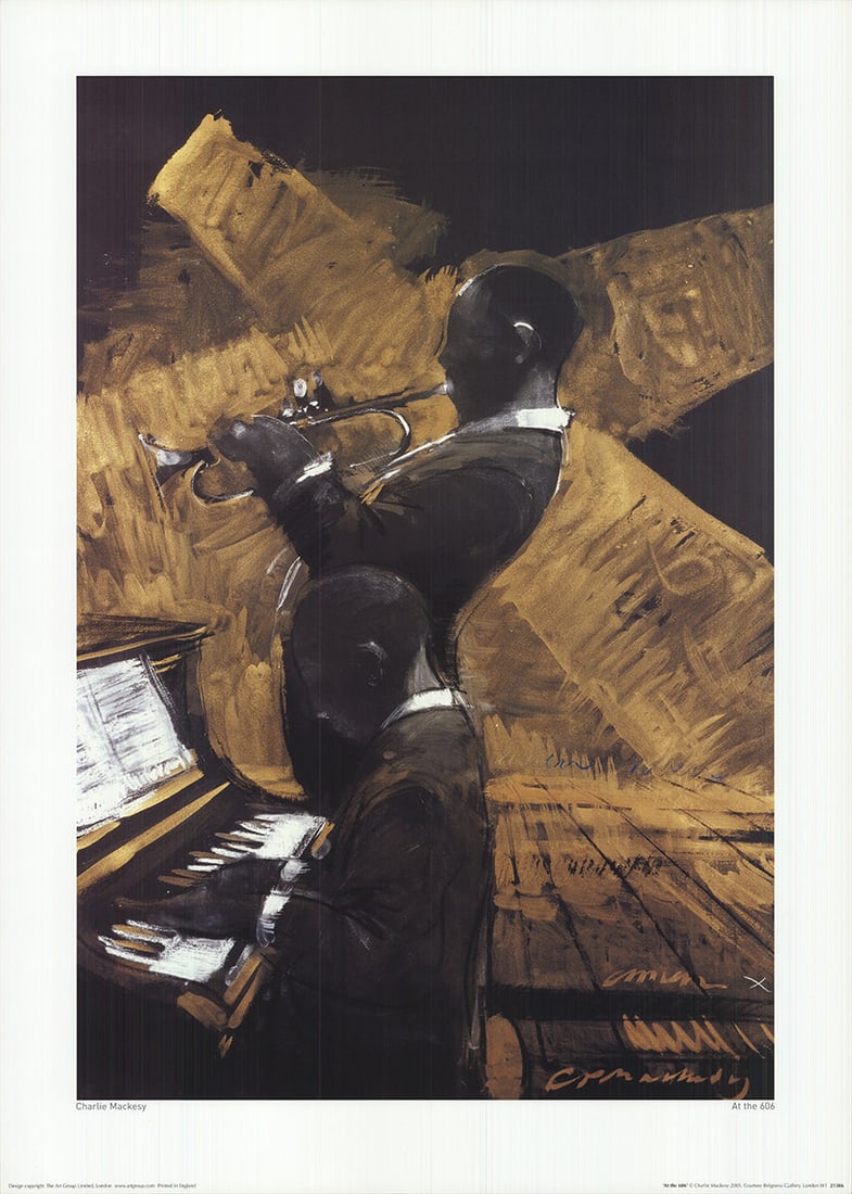 Charles Mackesy - At the 606 - 2005 Offset Lithograph 27.5" x 19.75" (1 of 4)