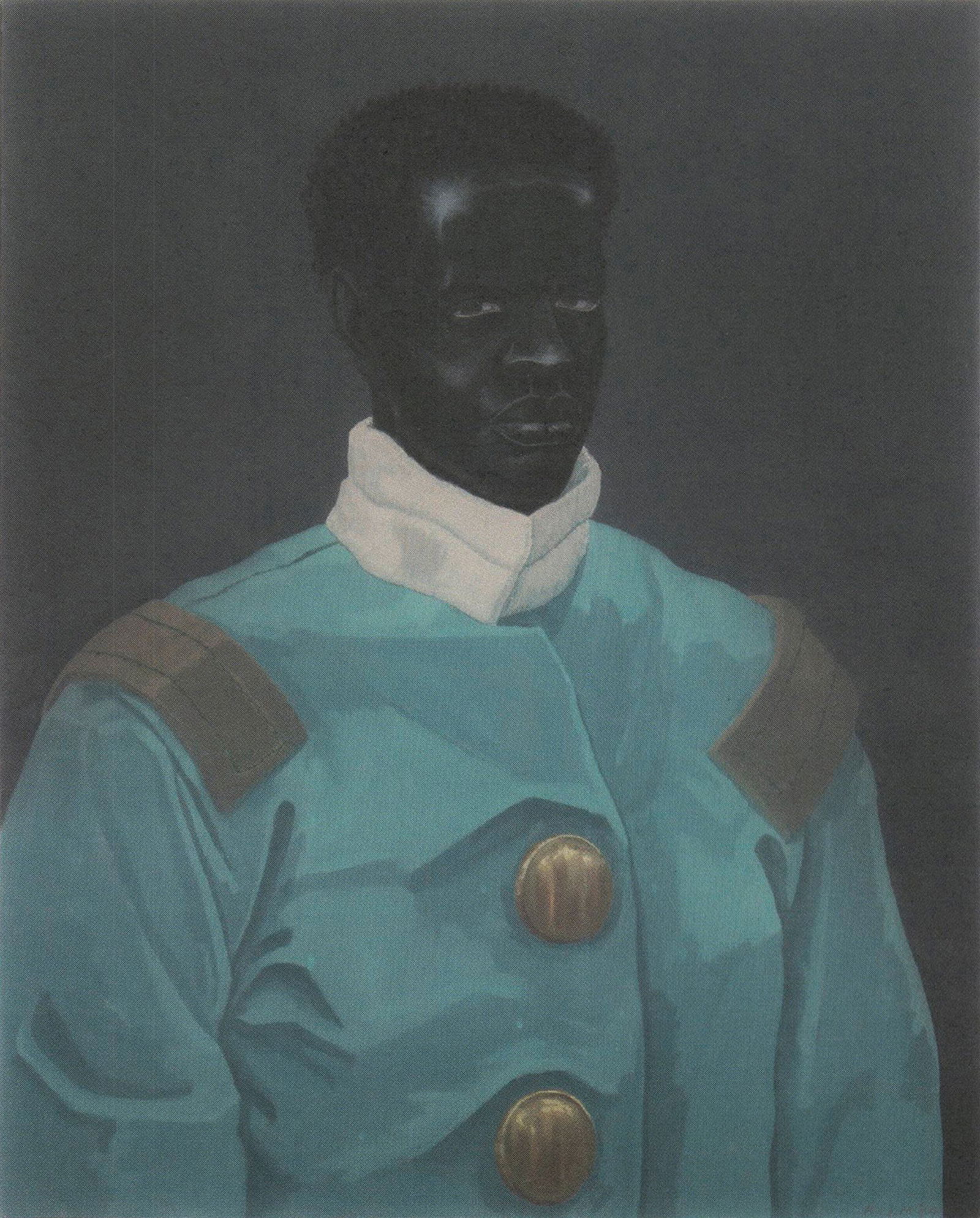 Kerry James Marshall - Believed to be a Portrait of Vaid Walker c.1830 - 2025 6" x 4.25" - 2