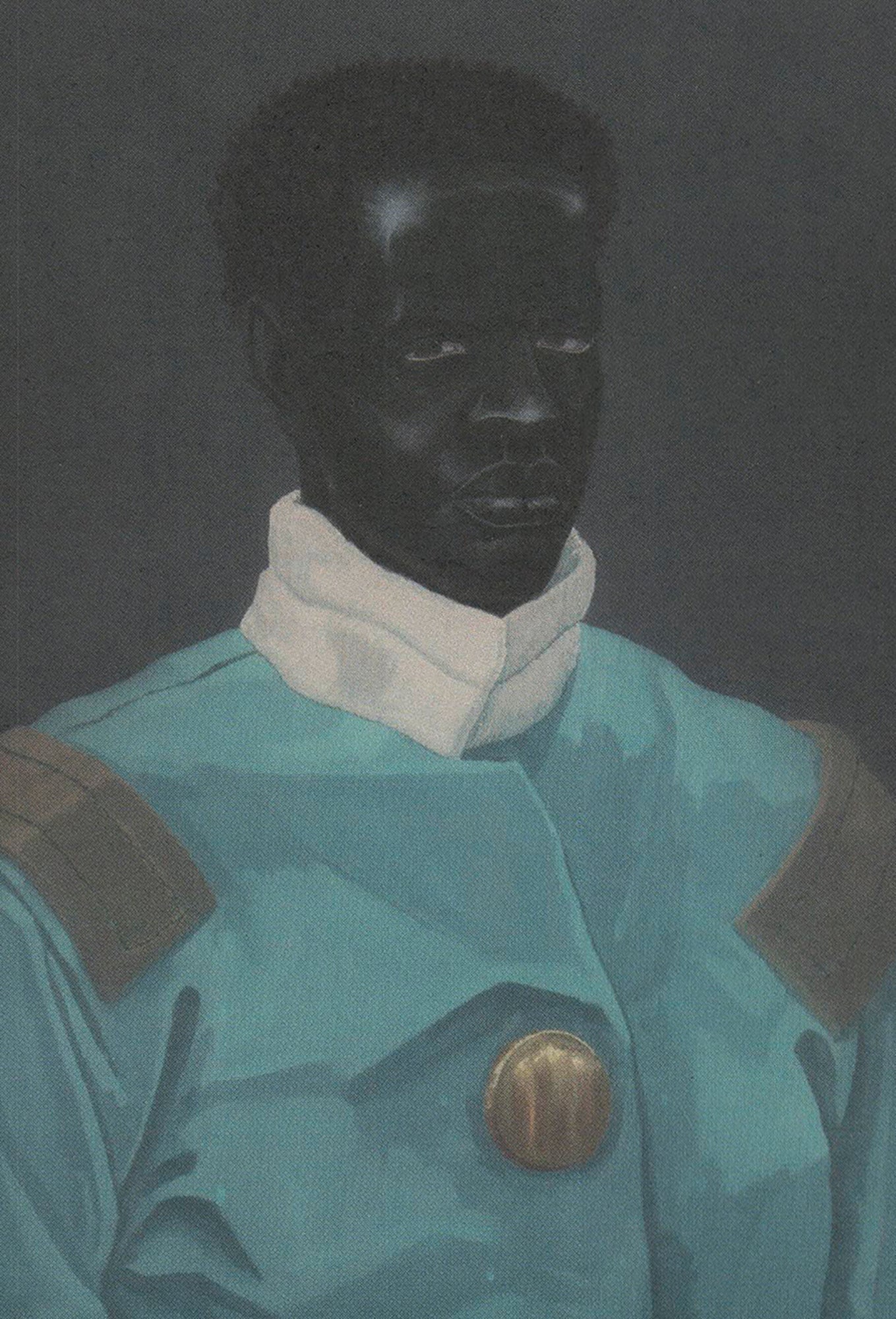 Kerry James Marshall - Believed to be a Portrait of Vaid Walker c.1830 - 2025 6" x 4.25" - 3
