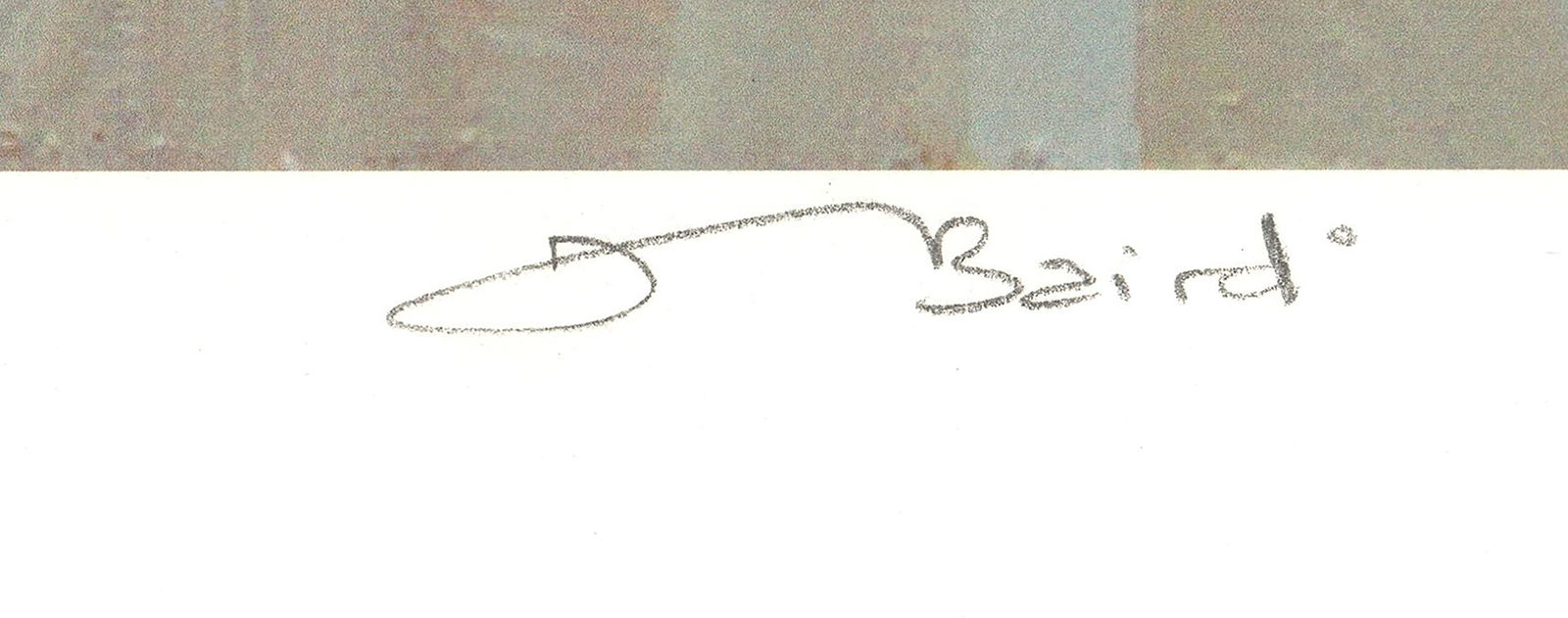 Dwight Baird - Children of the Caribbean - 2005 Giclee - SIGNED 22" x 39.75" - 2