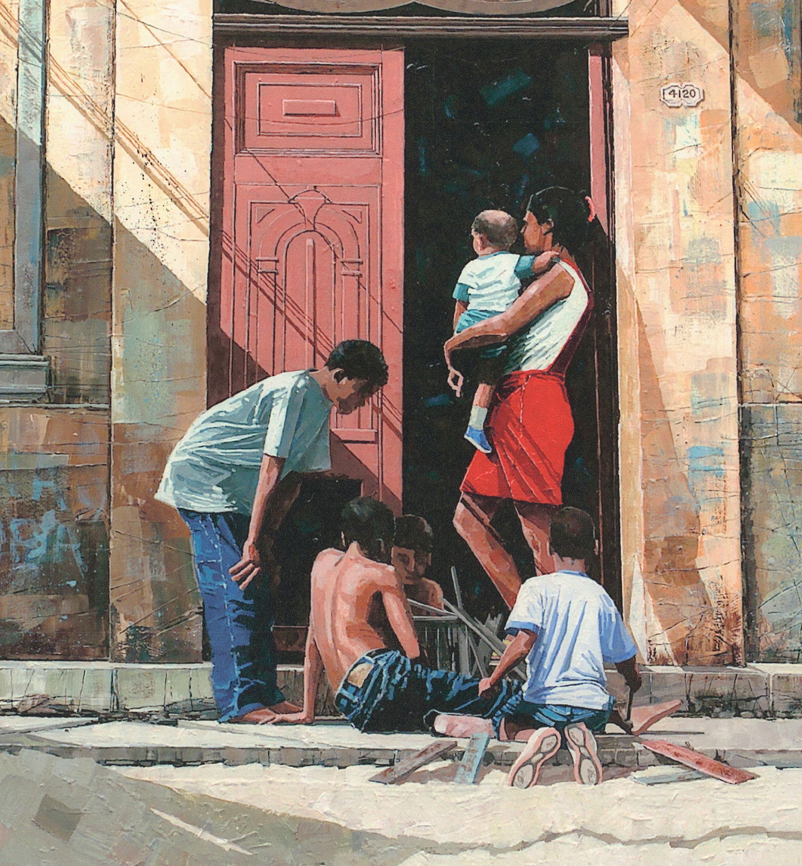 Dwight Baird - Children of the Caribbean - 2005 Giclee - SIGNED 22" x 39.75" - 4