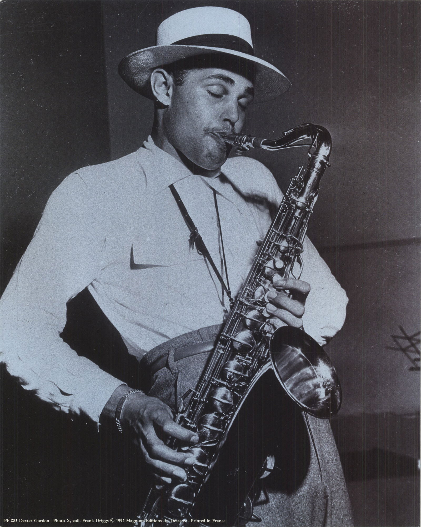 Artist Unknown - Dexter Gordon - 1992 Offset Lithograph 12" x 9.5" (1 of 1)