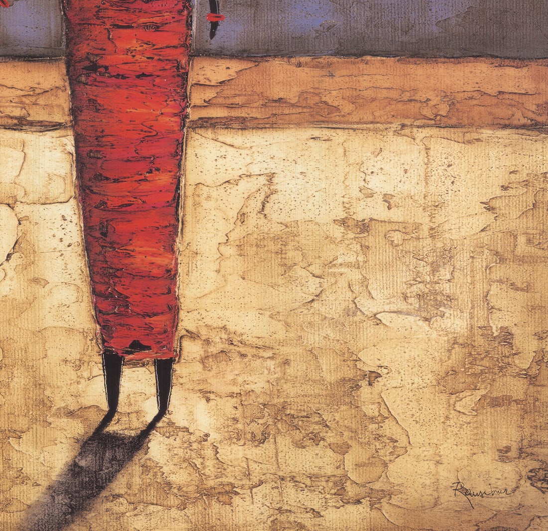 Michel Rauscher - Friends at Dusk - 2004 Offset Lithograph 27.25" x 27.25" - 4