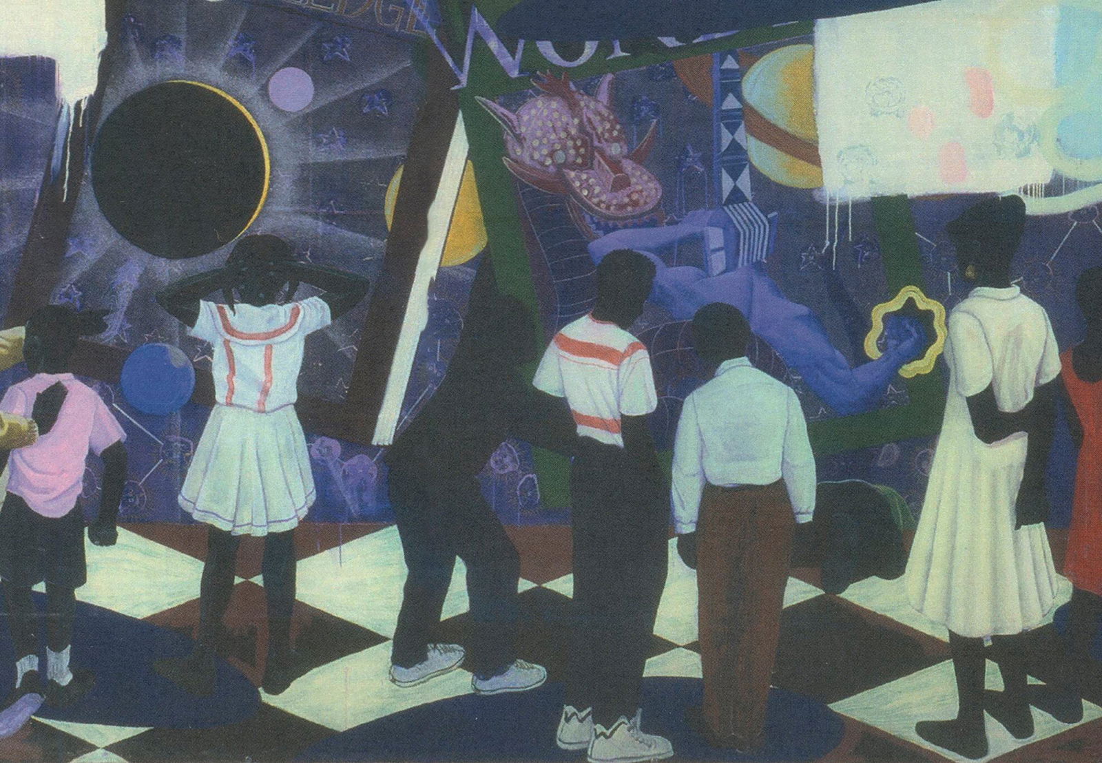 Kerry James Marshall - Knowledge and Wonder - 2025 4.25" x 10" - 2