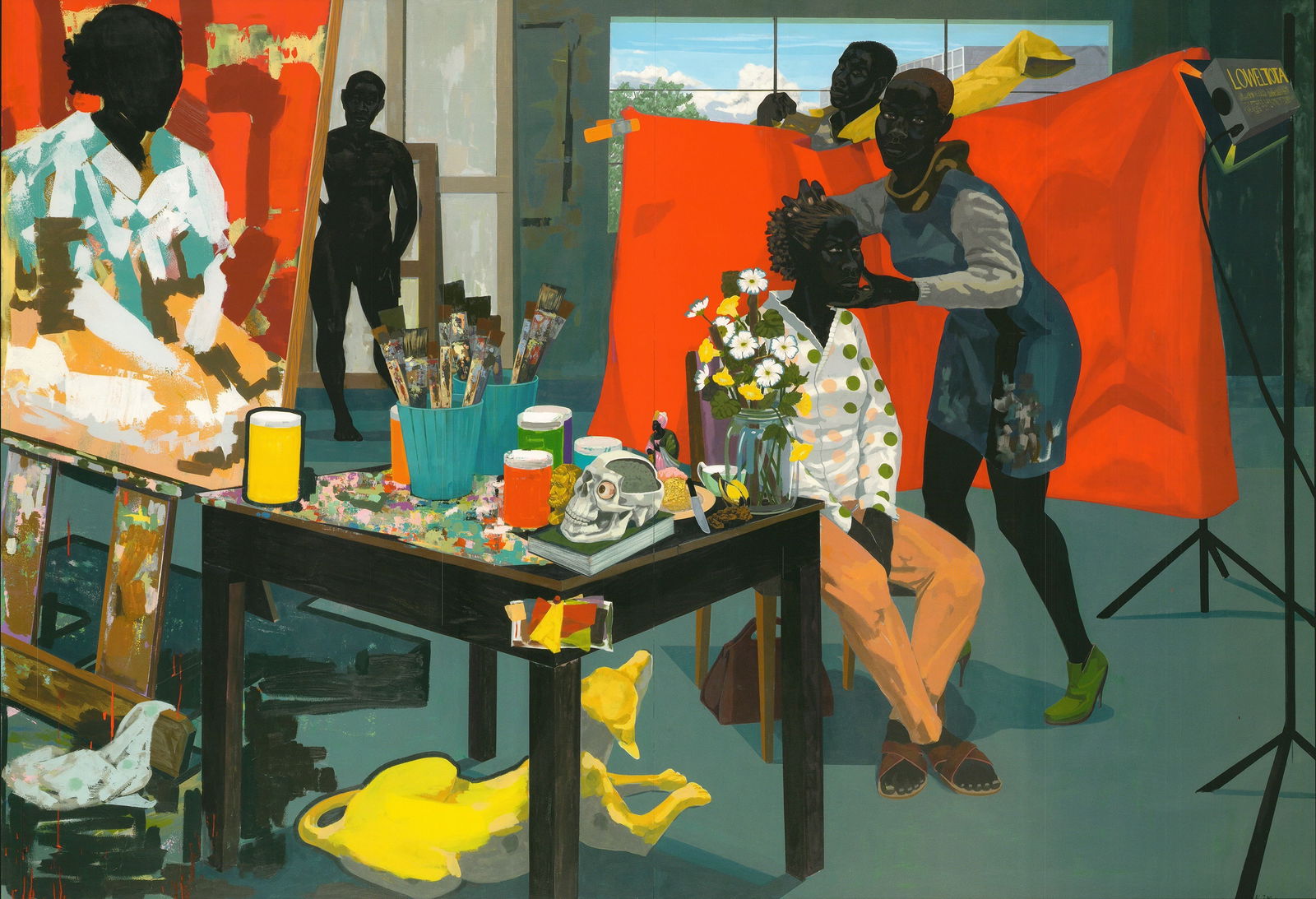 Kerry James Marshall - Mastry - 2016 Offset Lithograph 26.5" x 32.75" - 2