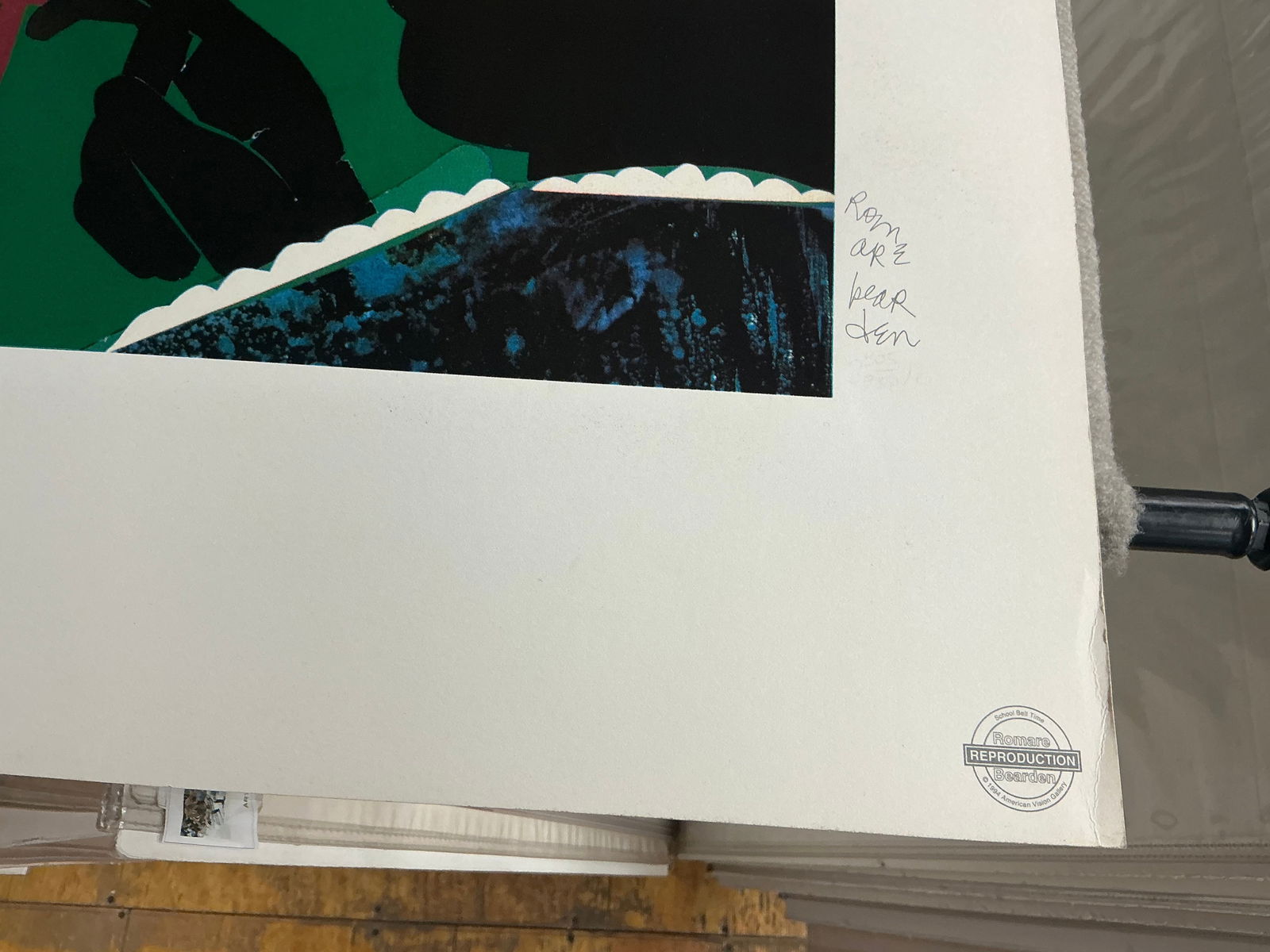 Romare Bearden - School Bell Time - 1994 Serigraph 35" x 44" - 6