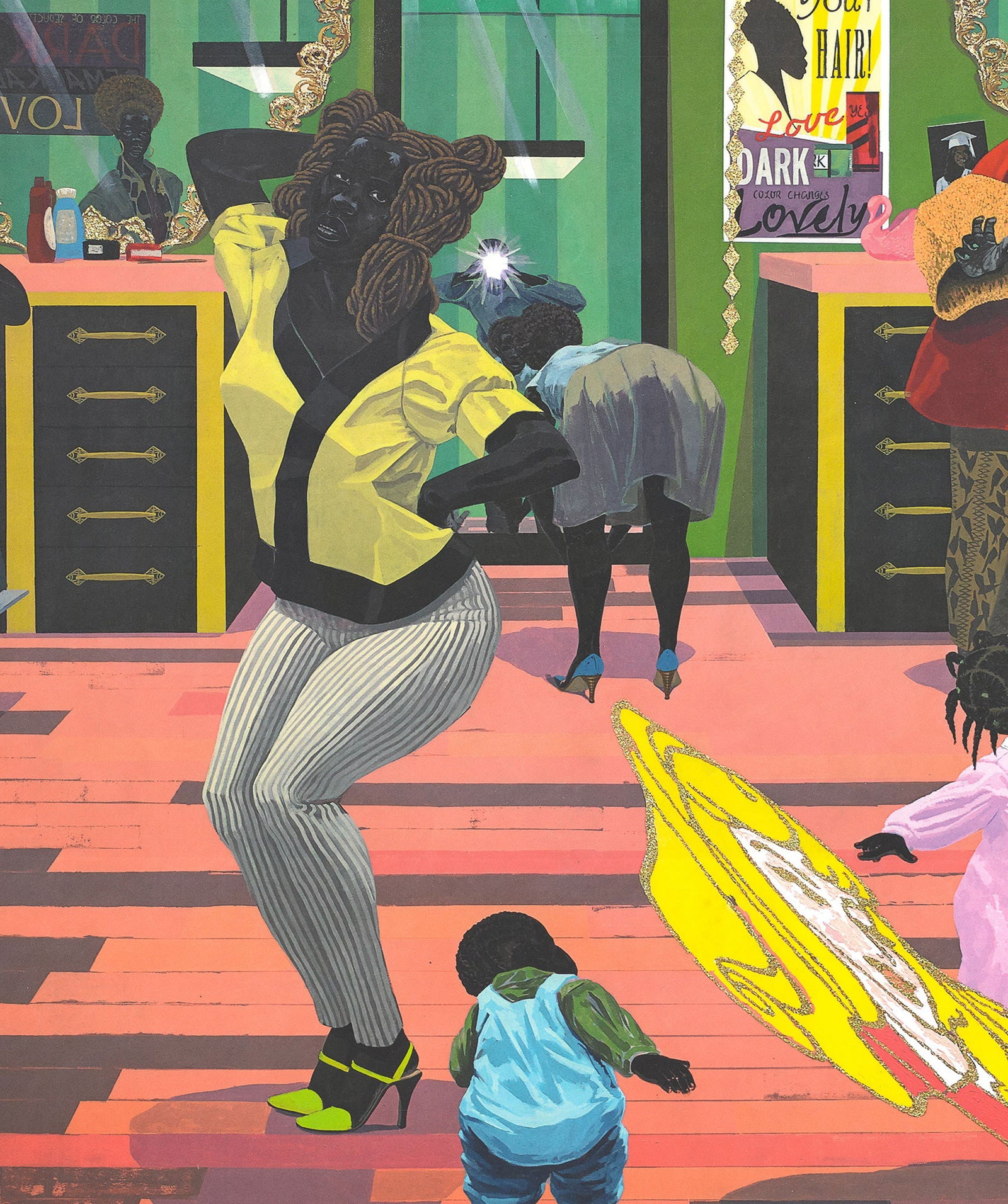 Kerry James Marshall - School of Beauty, School of Culture - 2025 Offset Lithograph 47.25" x 81" - 3