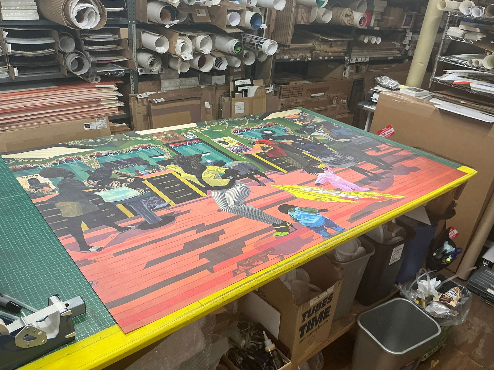 Kerry James Marshall - School of Beauty, School of Culture - 2025 Offset Lithograph 47.25" x 81" - 5