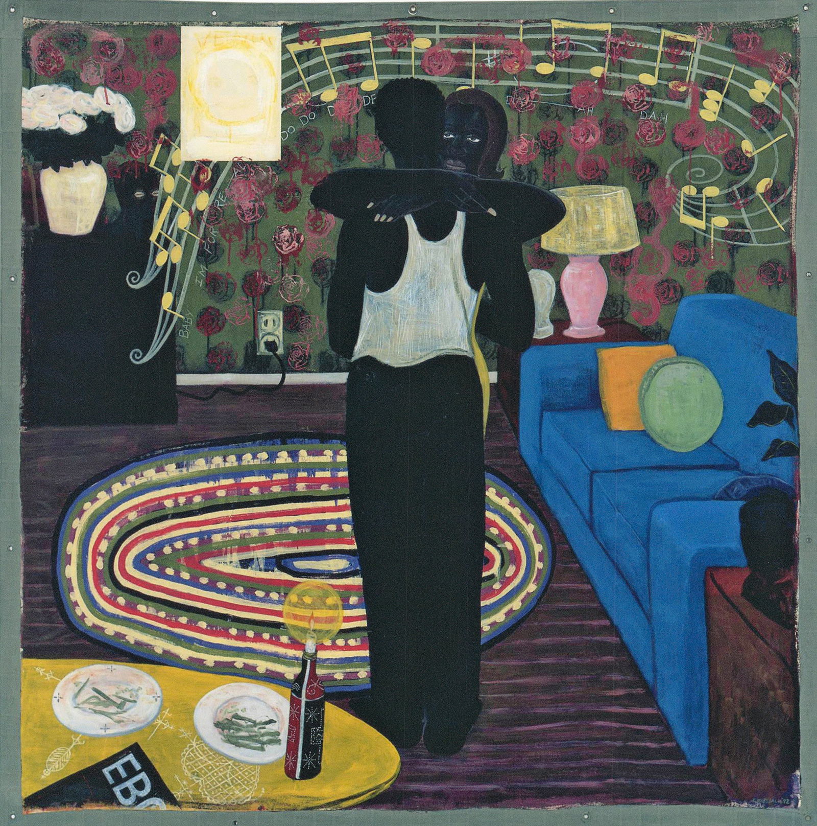 Kerry James Marshall - Slow Dance - 2025 Offset Lithograph 19.75" x 15.75" - 2