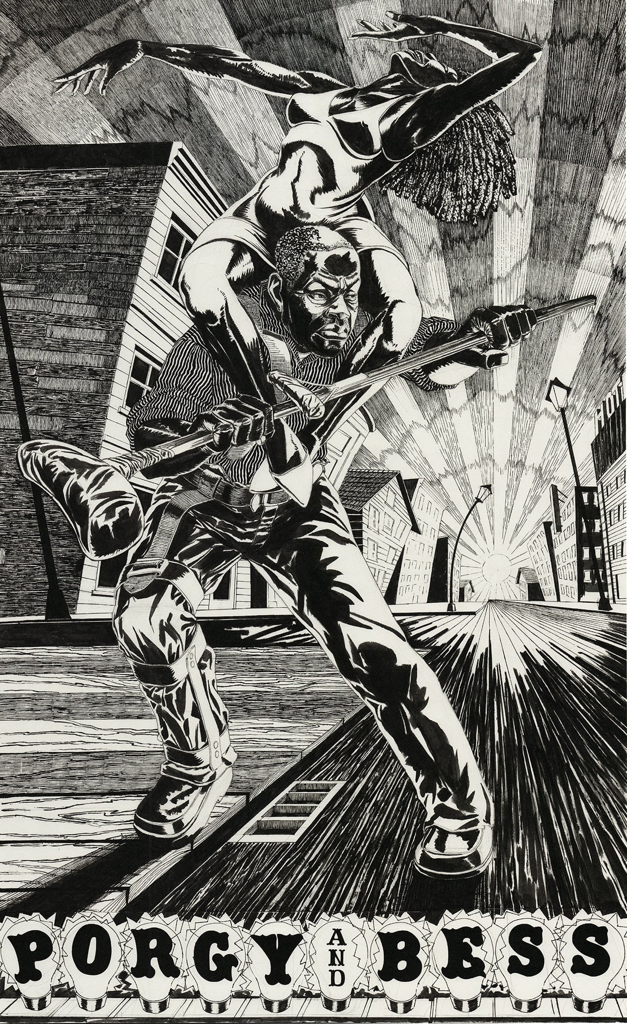 Kerry James Marshall - The Gershwin's Porgy and Bess - 2019 Offset Lithograph 40" x 24" - 2