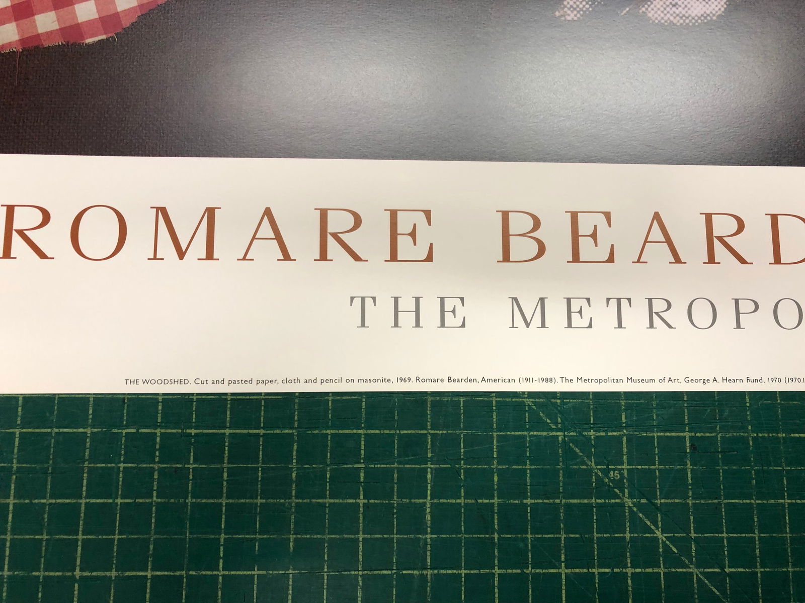 Romare Bearden - The Woodshed - 1999 Offset Lithograph 30" x 34" - 6