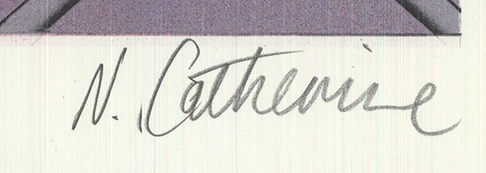 Norman Catherine - There's No Sugar Left - 1981 Serigraph - SIGNED 28" x 20.25" - 3