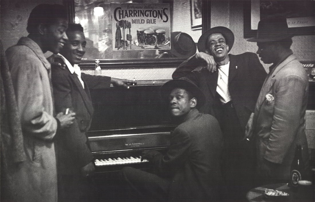 Bert Hardy - Tickling the Ivories - 1990 Offset Lithograph 19.75" x 27.5" - 2