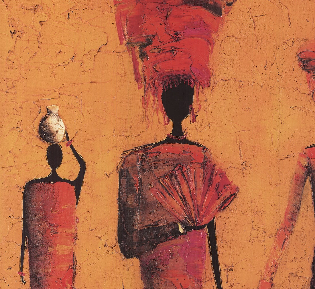 Michel Rauscher - To the Village - 2005 Offset Lithograph 27.25" x 27.25" - 2