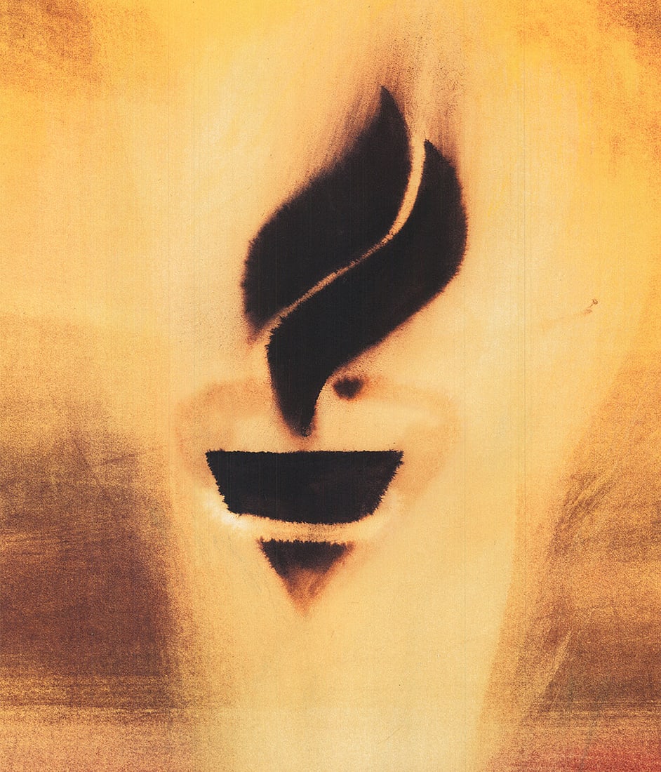 Ross Bleckner - Unity '94 - 1994 Offset Lithograph 34" x 24" - 4